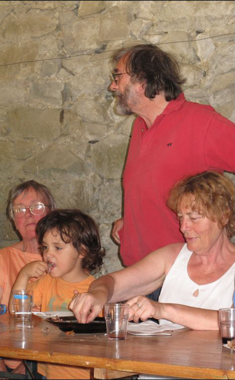 Françoise, Eliot, Joël et Annie